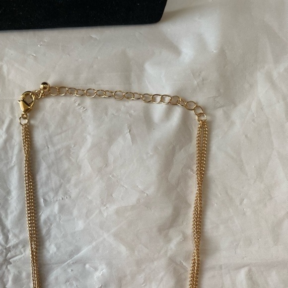 To Infinity Two Layer Necklace Gold Tone - Picture 10 of 10